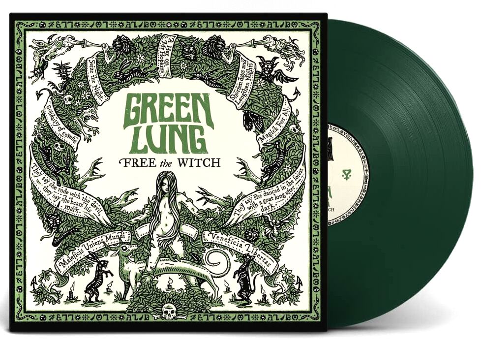 Green Lung Free the witch LP coloured