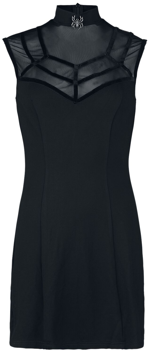 Robe courte Gothic de Jawbreaker - Spiderweb Dress - S à 3XL - pour Femme - noir