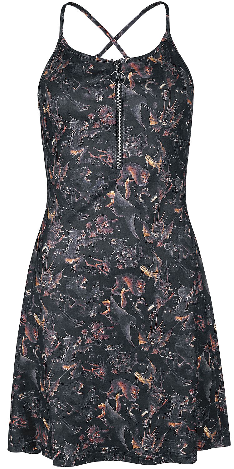 Robe courte Gothic de Jawbreaker - Paradise Lost Dress - XS à XXL - pour Femme - multicolore