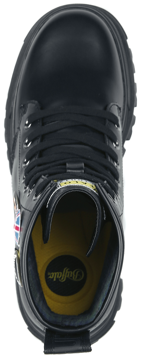 Buffalo Aspha RLD Buttons Vegan Nappa Sneaker high schwarz