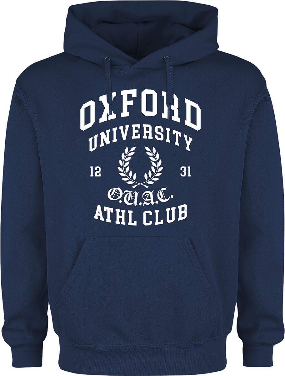 Levně University Oxford - ATHL Club Mikina s kapucí modrá