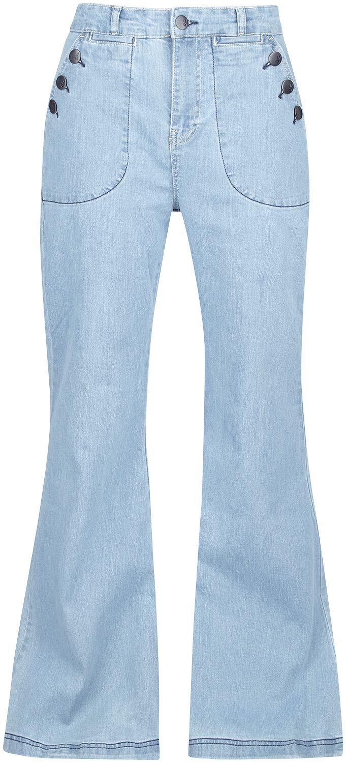 Hell Bunny Jeans Jill Jeans XS bis XL für Damen Größe M blau  - Onlineshop EMP