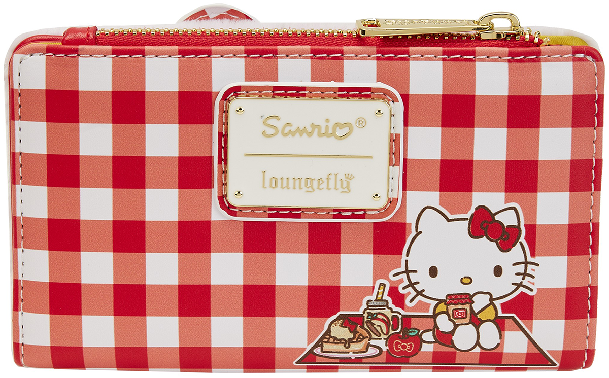 Hello Kitty Loungefly - Hello Kitty Gingham Geldbörse multicolor