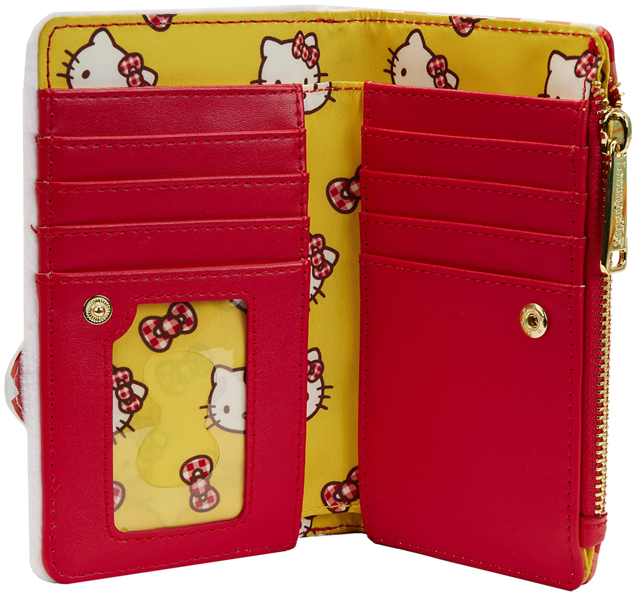 Hello Kitty Loungefly - Hello Kitty Gingham Geldbörse multicolor