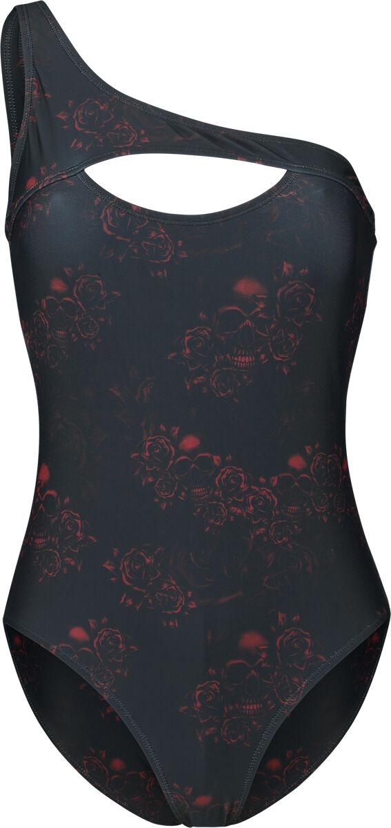 Levně Black Premium by EMP Asymmetric Swimsuit Plavky černá