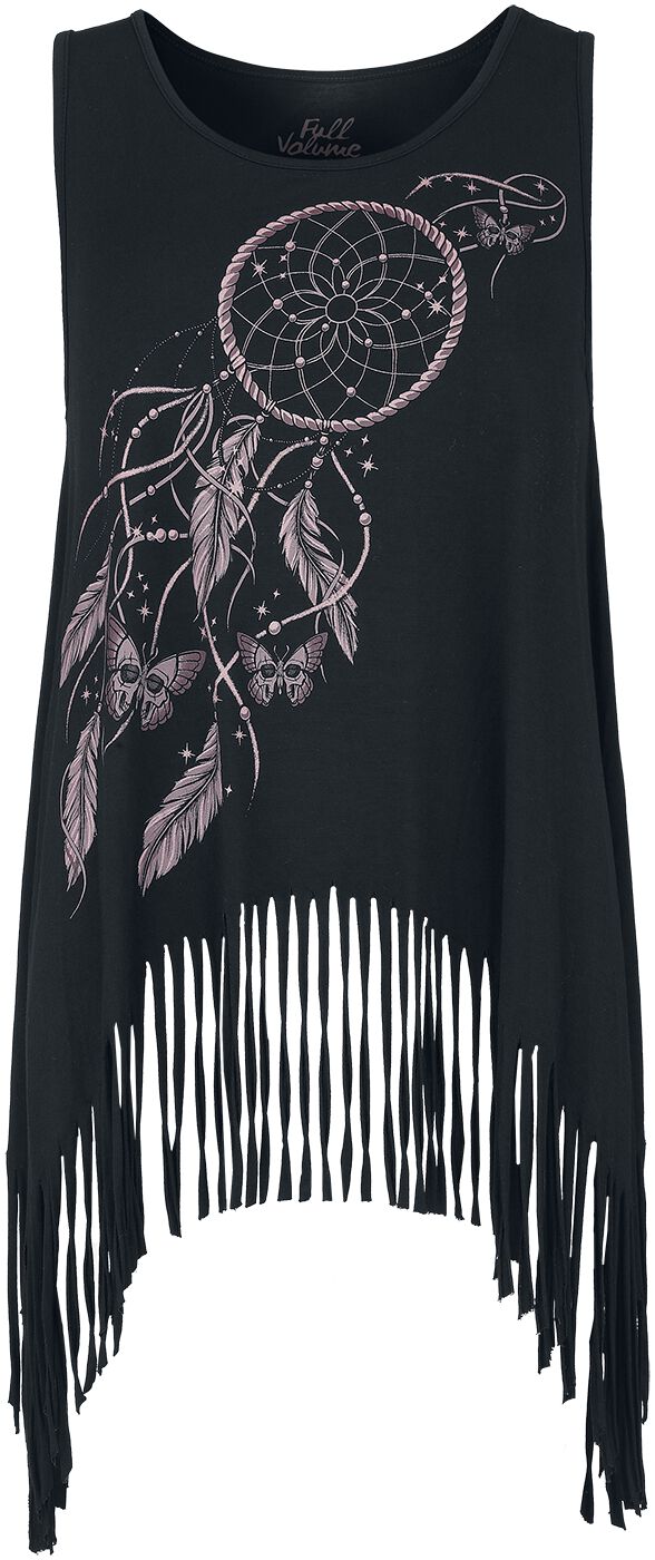 Image of Top di Full Volume by EMP - Vest with Dream Catcher Print - S a XXL - Donna - nero