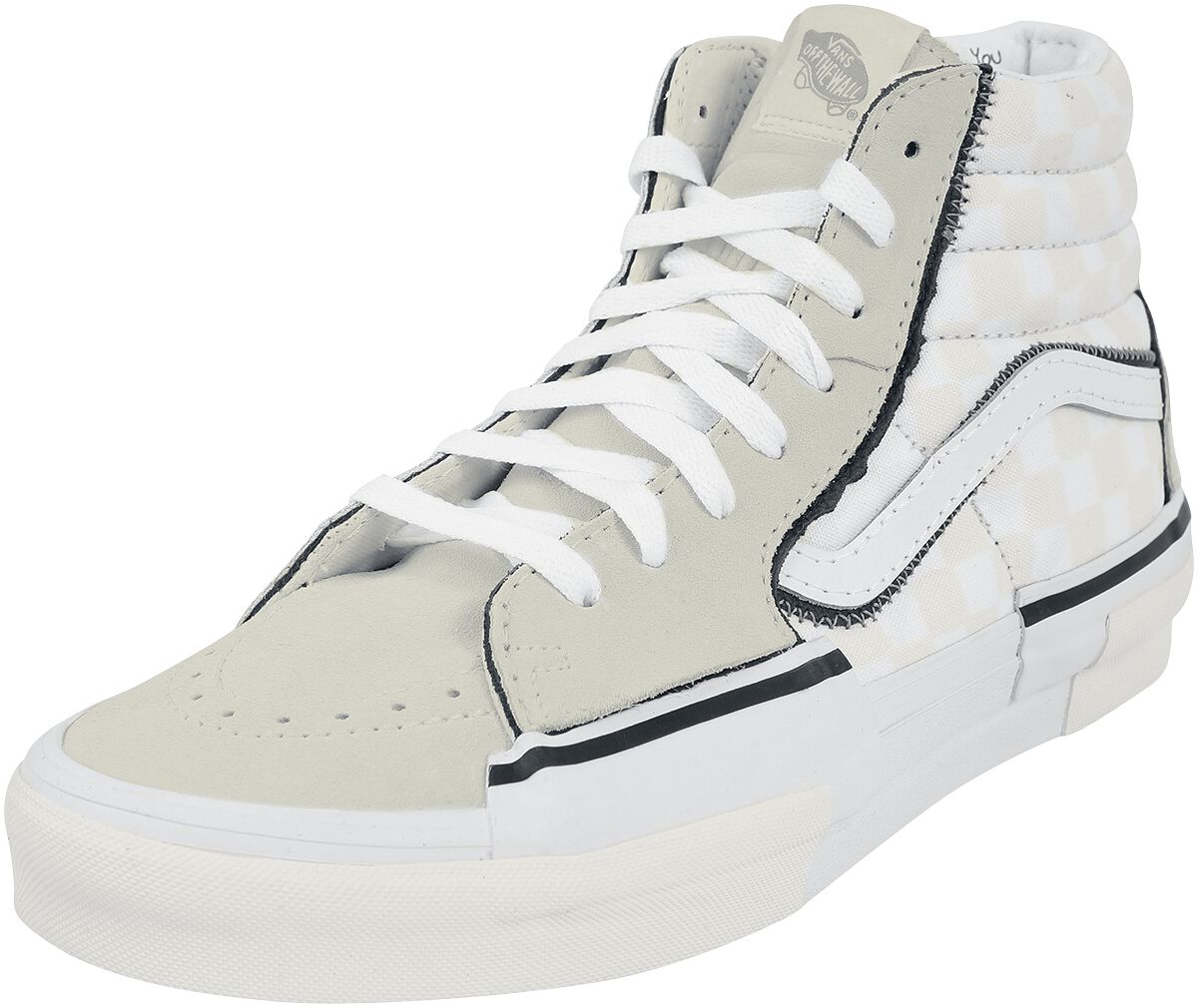 Vans Sneaker high - SK8-HI Reconstruct - EU44 bis EU45 - für Männer - Größe EU44 - weiß