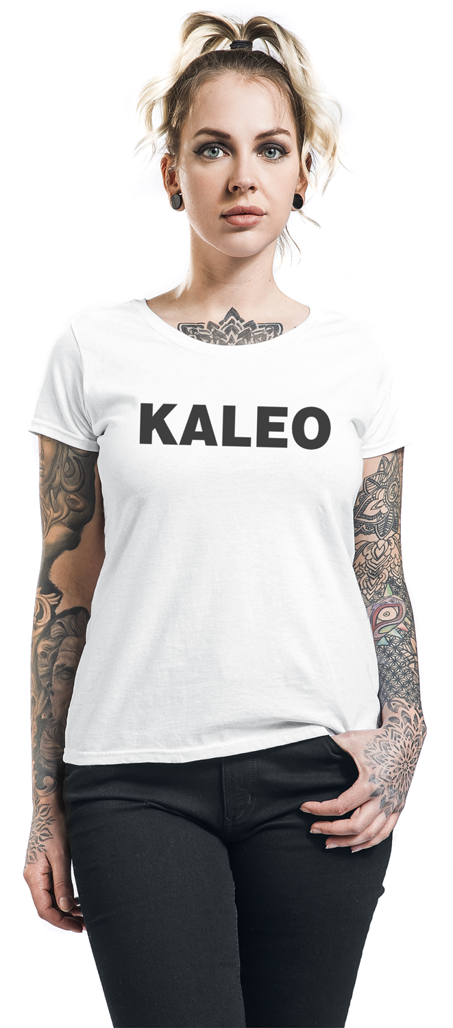Kaleo Logo Tee T-Shirt weiß