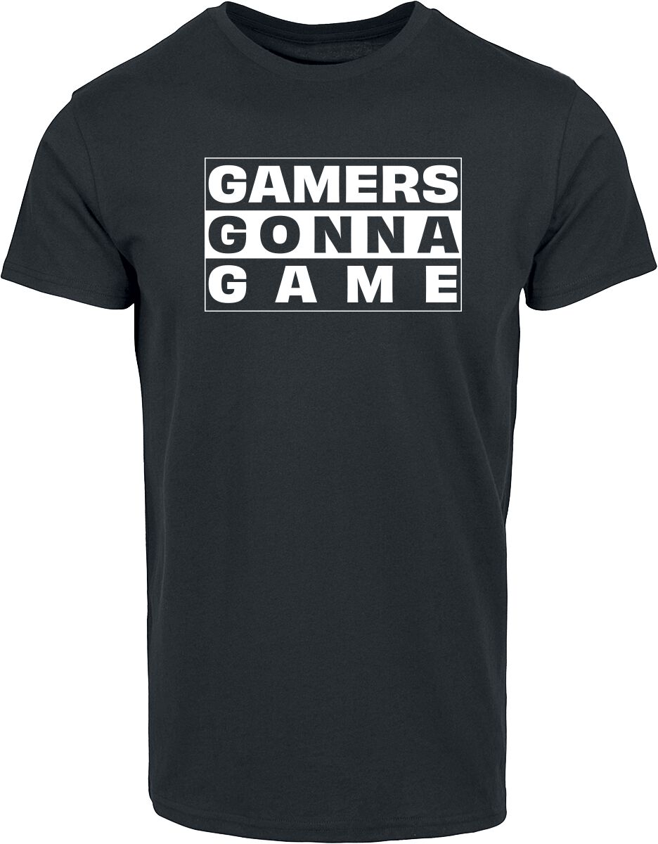 Sprüche Gamers Gonna Game T-Shirt schwarz Sprüche Gamers Gonna Game T-Shirt schwarz