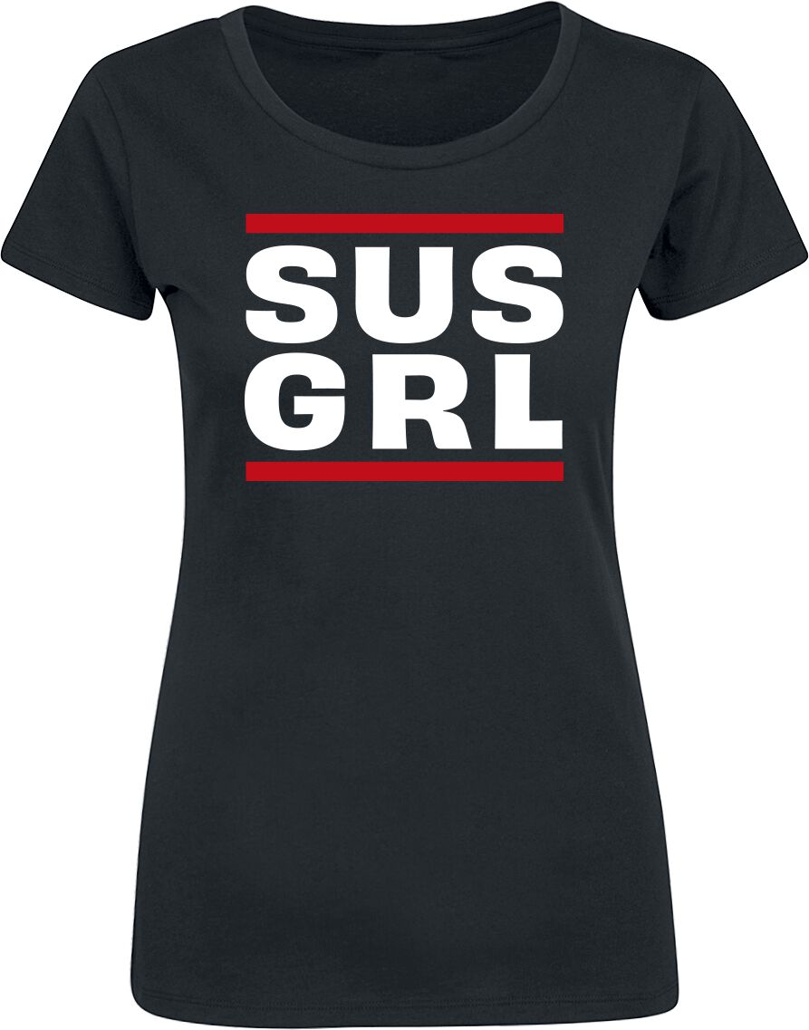 Funshirt SUSGIRL T-Shirt schwarz Funshirt SUSGIRL T-Shirt schwarz
