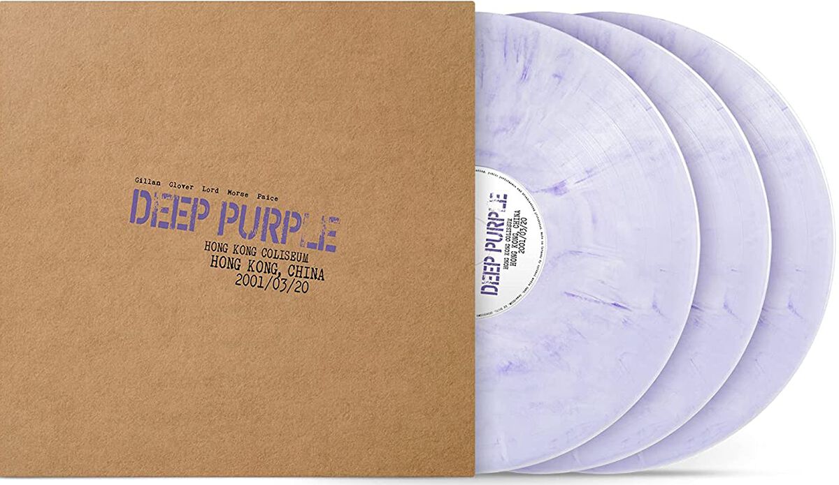 Deep Purple Live in Hong Kong LP coloured