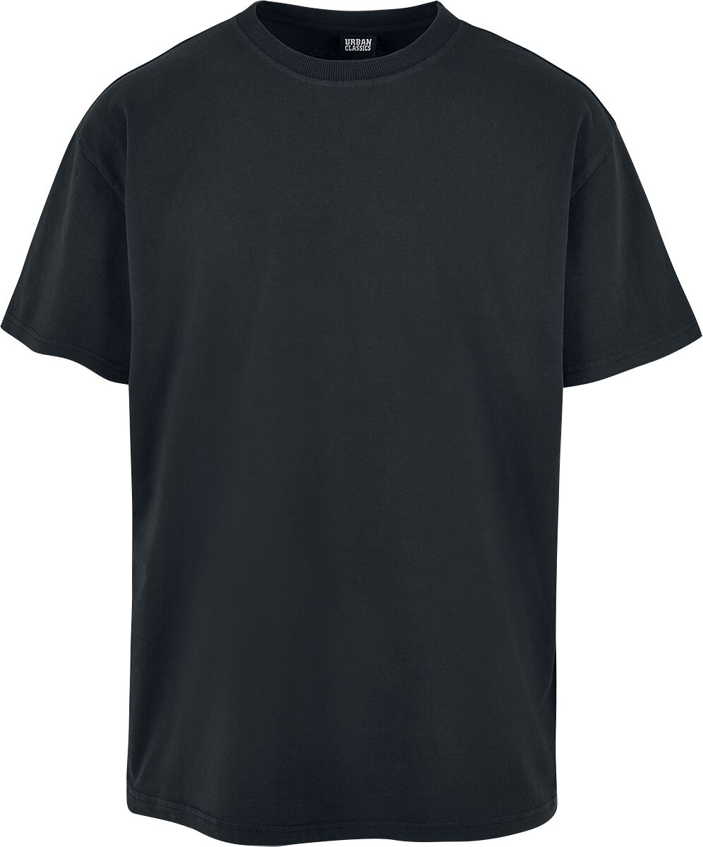 Urban Classics T-Shirt - Heavy Oversized Garment Dye Tee - S bis L - für Männer - Größe L - schwarz