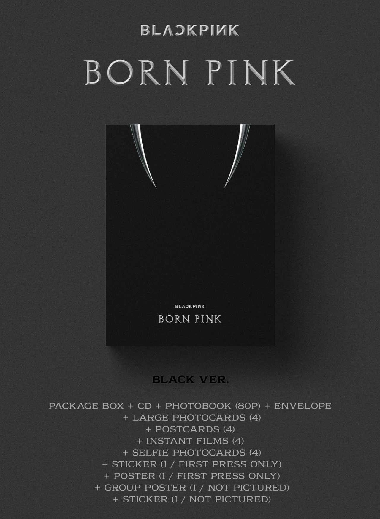 Blackpink Born pink CD multicolor