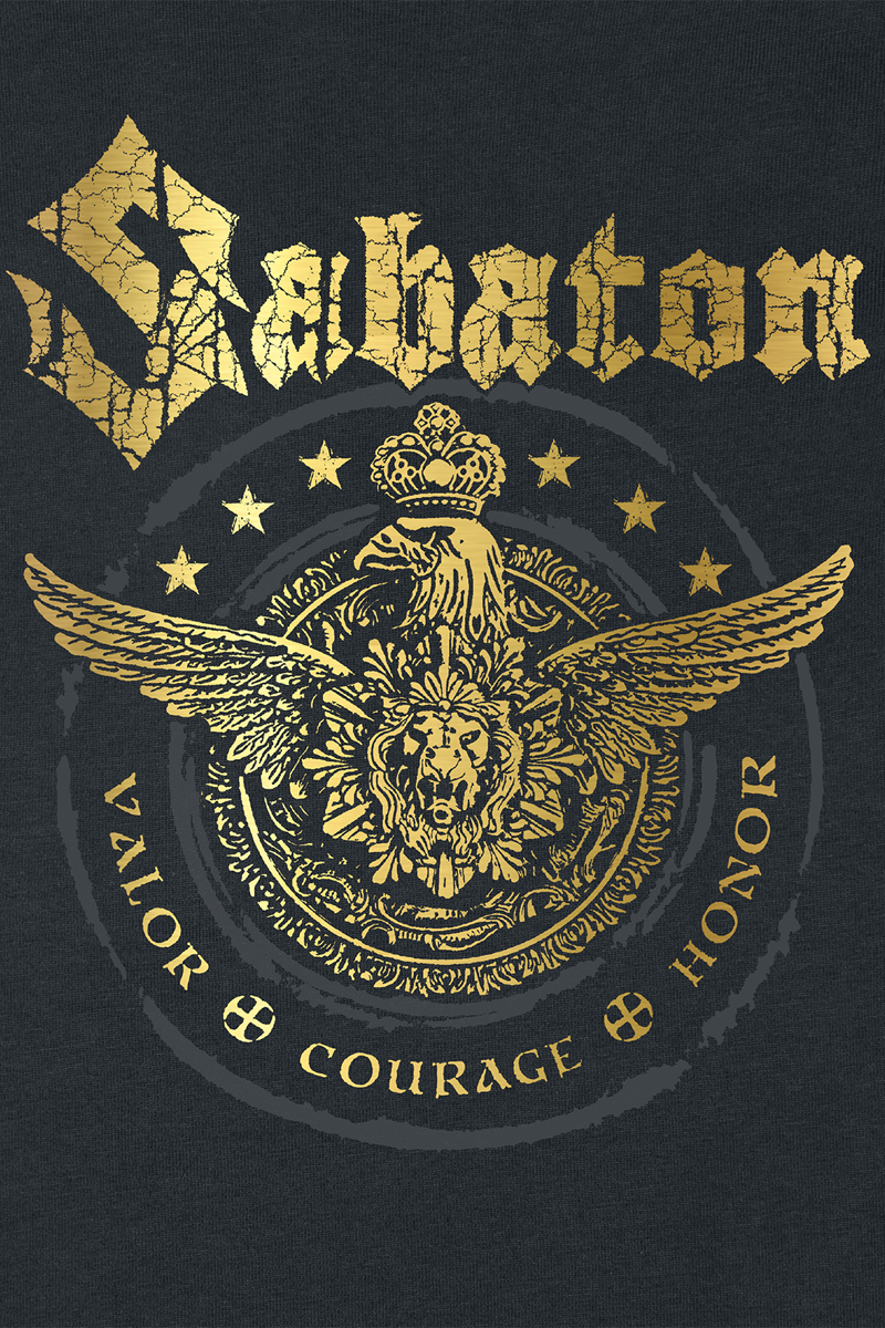 Sabaton Metal Kids - Wings Of Glory T-Shirt schwarz