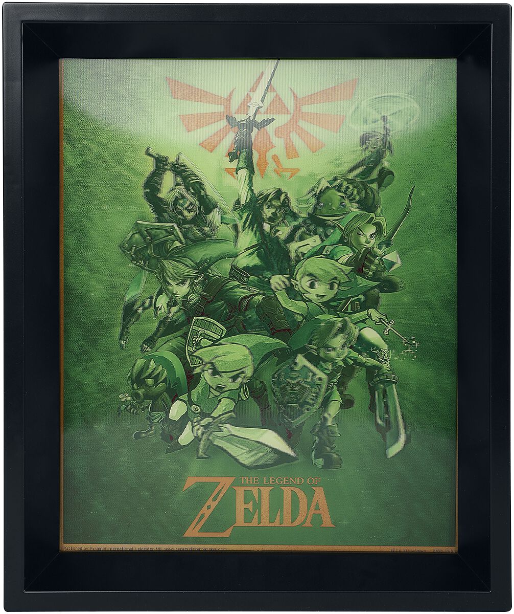 The Legend Of Zelda Link 3D image Wall Picture multicolour