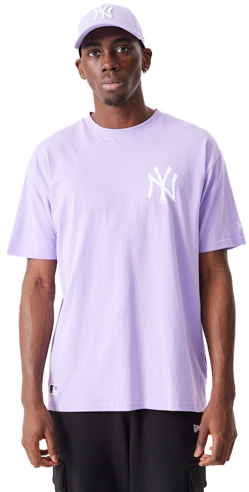 New Era - MLB T-Shirt - League Essentials Tee - NY Yankees - S bis 4XL - Größe 4XL - rosa