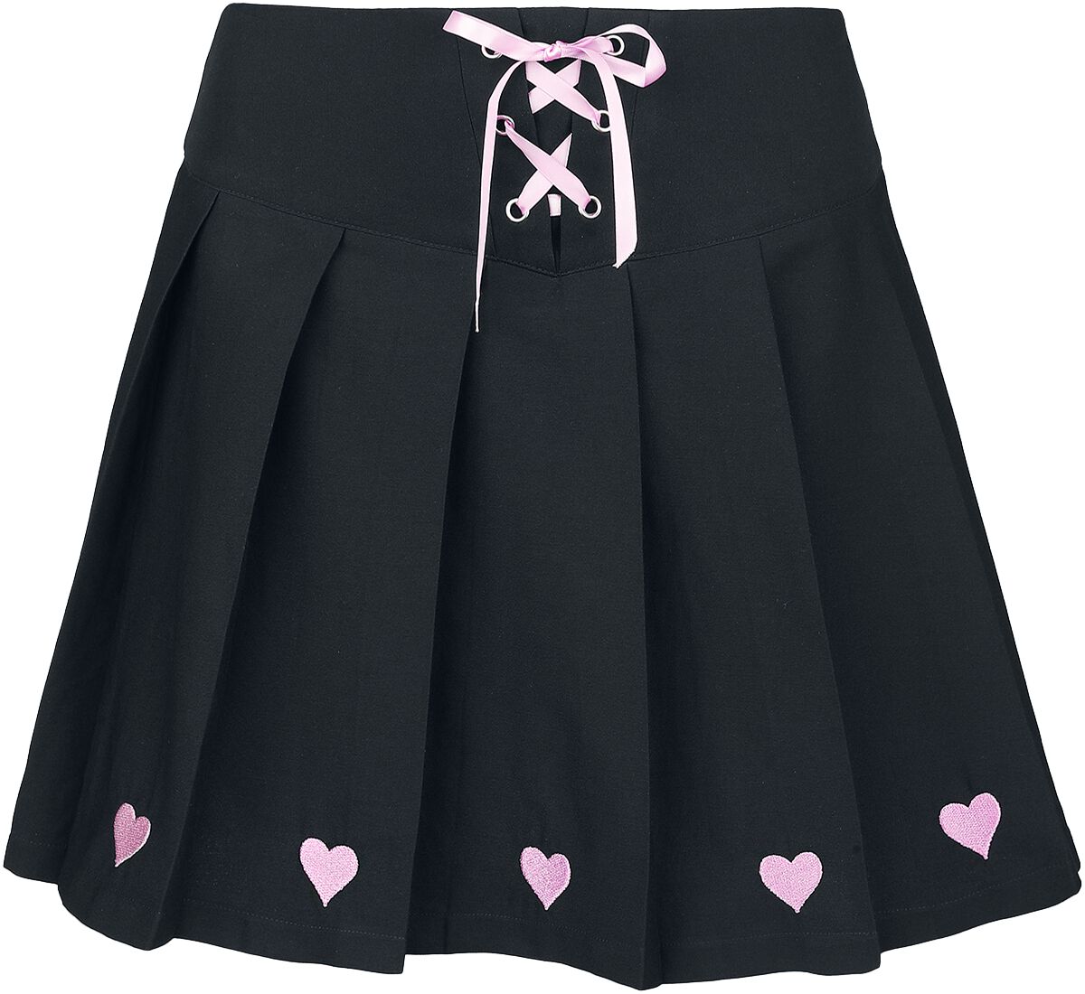 Banned Alternative Kurzer Rock Hanako Skirt XS bis XL für Damen Größe M schwarz  - Onlineshop EMP