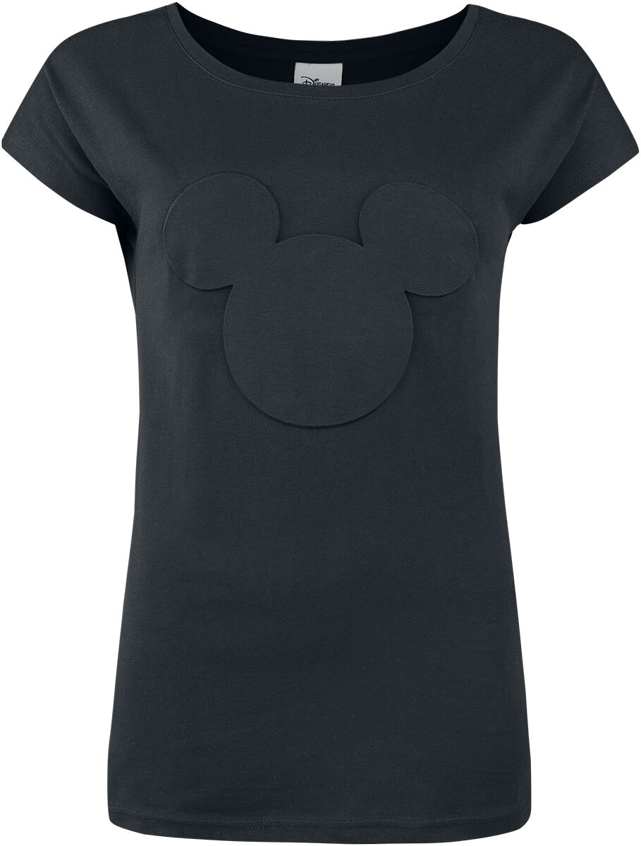 Mickey Mouse - Disney T-Shirt - Mickey - S - für Damen - Größe S - schwarz  - Lizenzierter Fanartikel