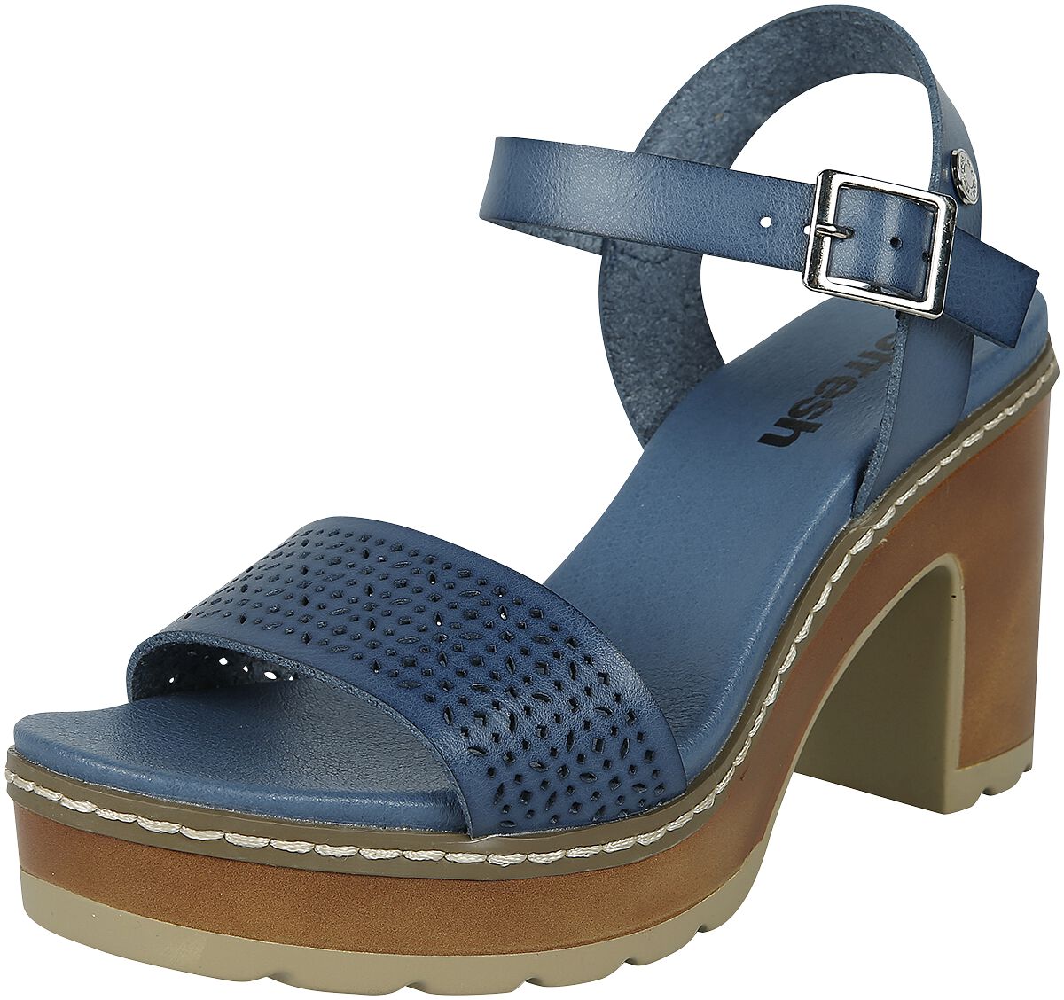 Tongs Rockabilly de Refresh - High Heel Sandale - EU36 à EU41 - pour Femme - bleu
