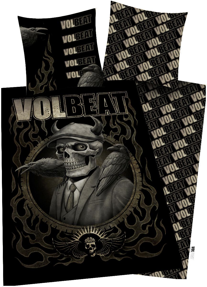 Levně Volbeat Skull Ložní prádlo vícebarevný