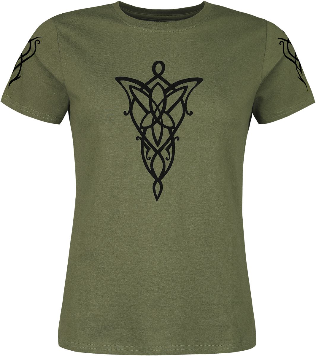 T-Shirt Manches courtes de Le Seigneur Des Anneaux - Evenstar - S à XXL - pour Femme - vert