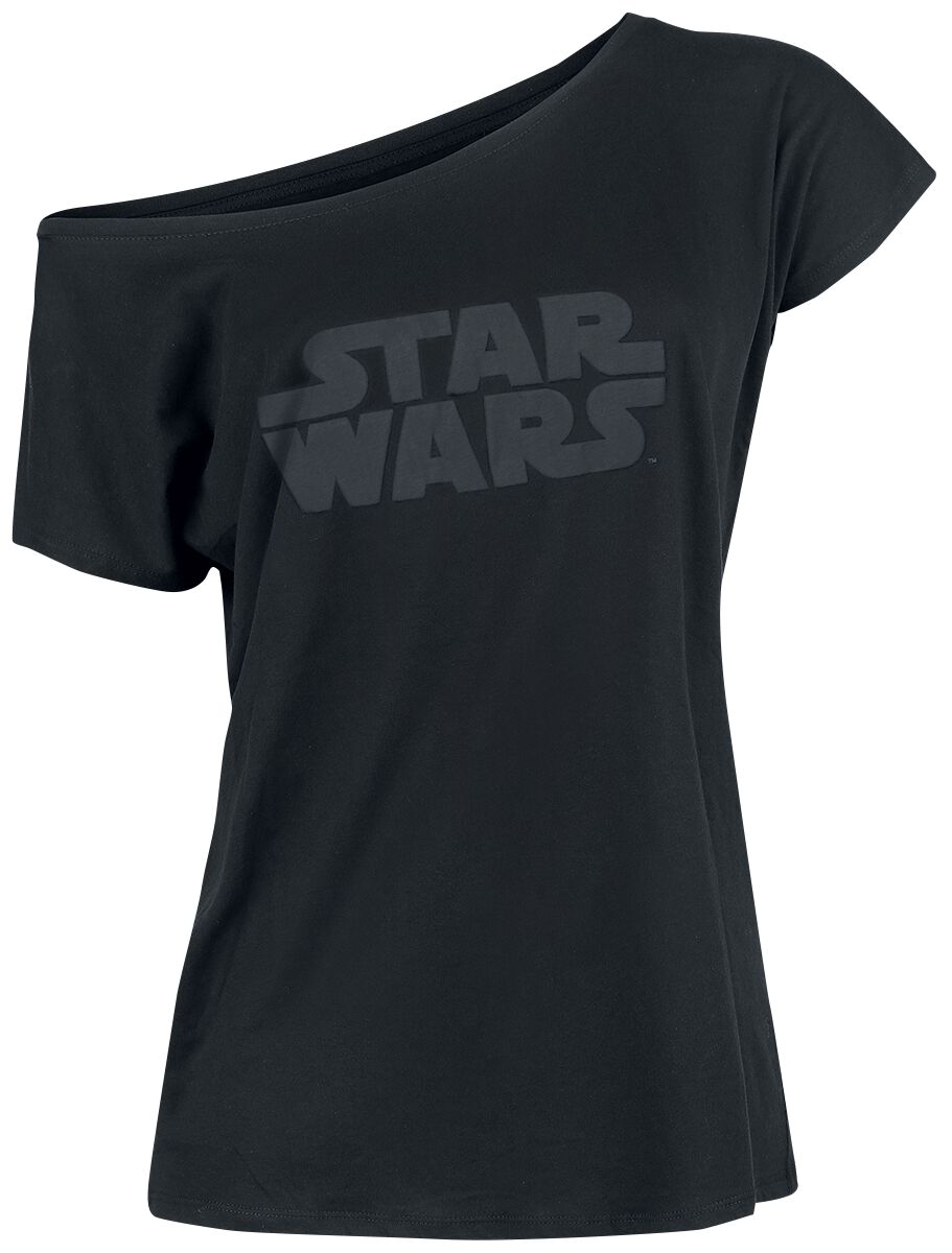 T-Shirt Manches courtes de Star Wars - Logo - S à XXL - pour Femme - noir