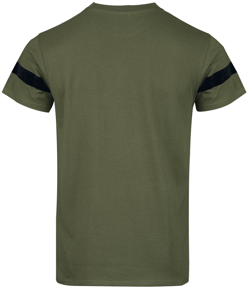 The Punisher Skull - Flock T-Shirt grün