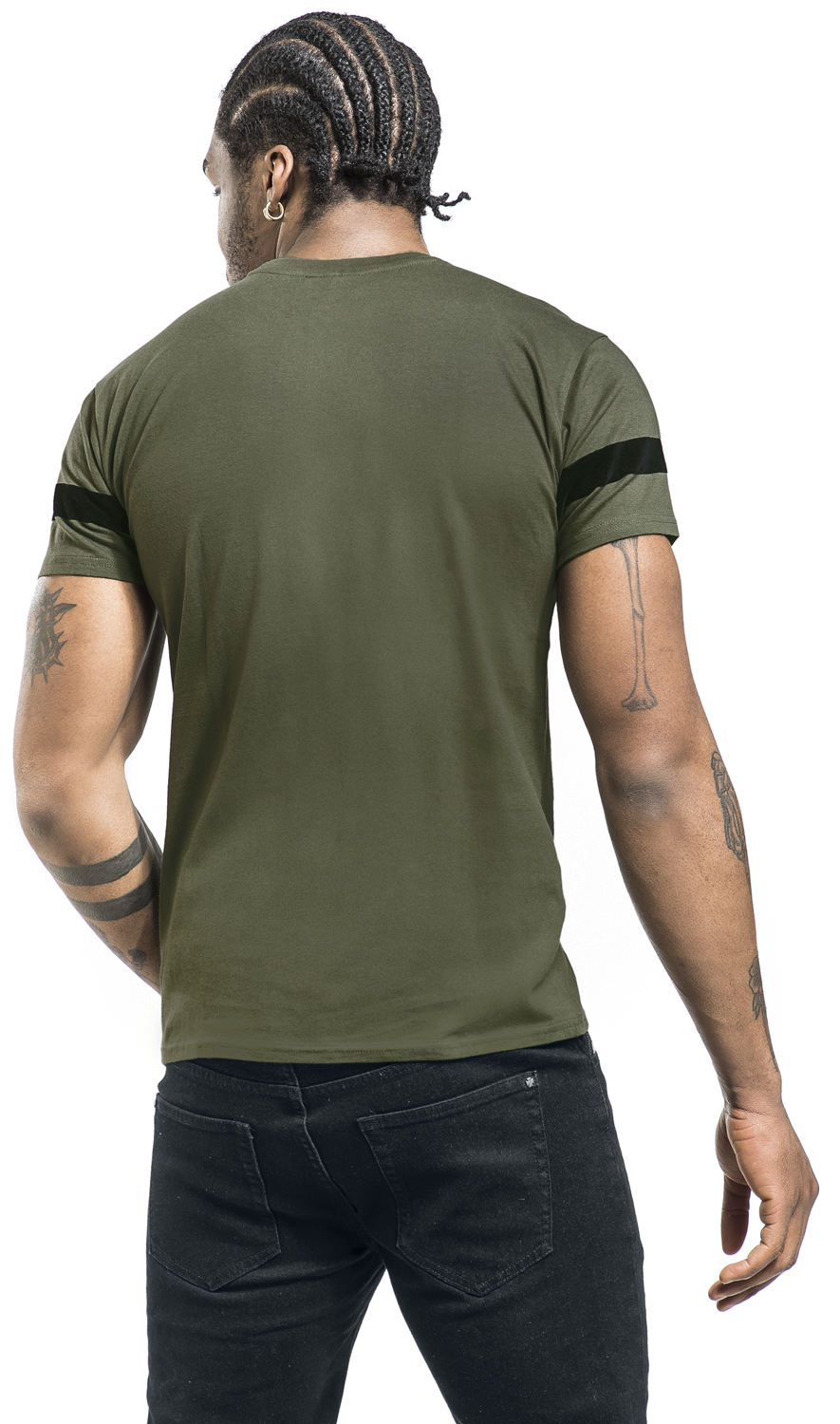 The Punisher Skull - Flock T-Shirt grün