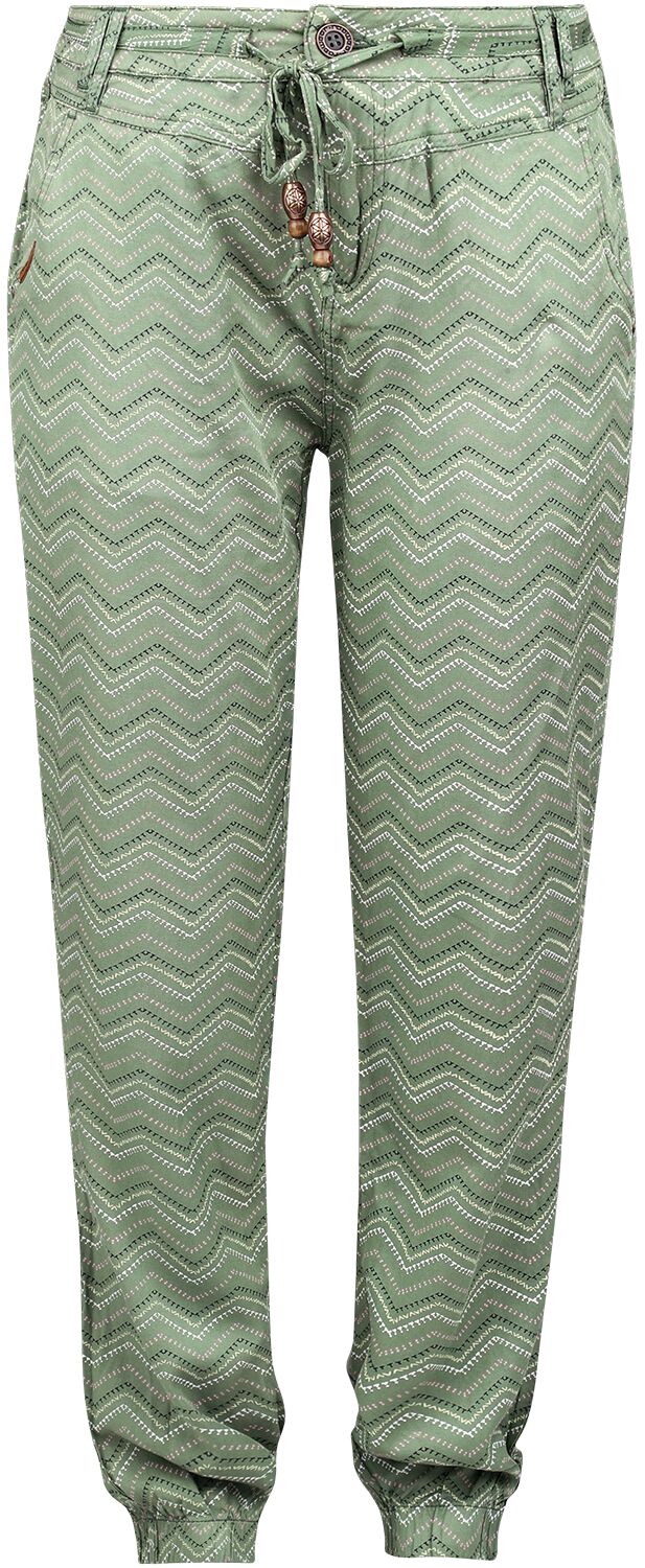 Pantalon en toile de Ragwear - TALIN CHEVRON - XS à XL - pour Femme - vert