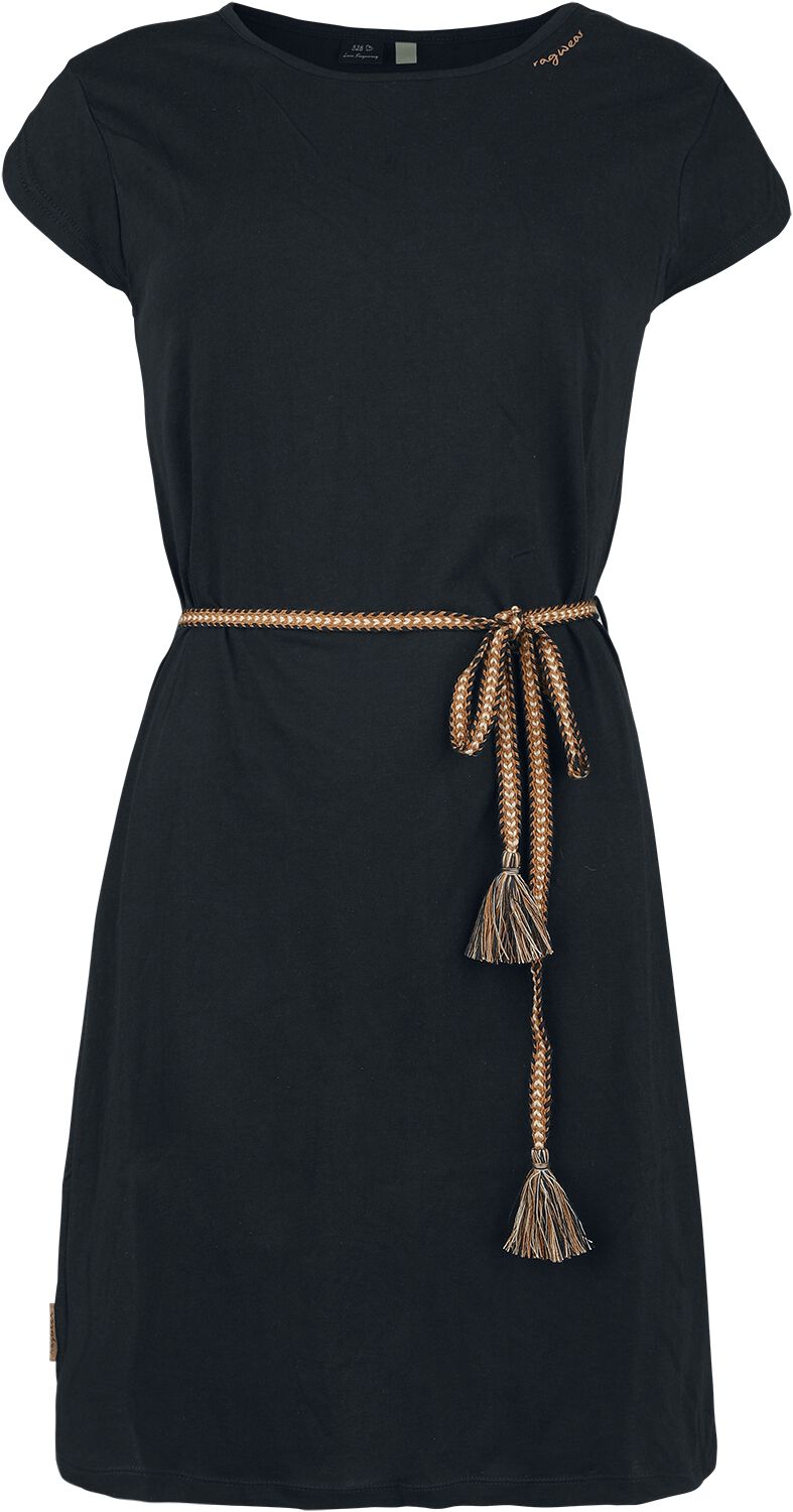 Robe mi-longue de Ragwear - MANNDY DRESS ORGANIC - XS à M - pour Femme - noir