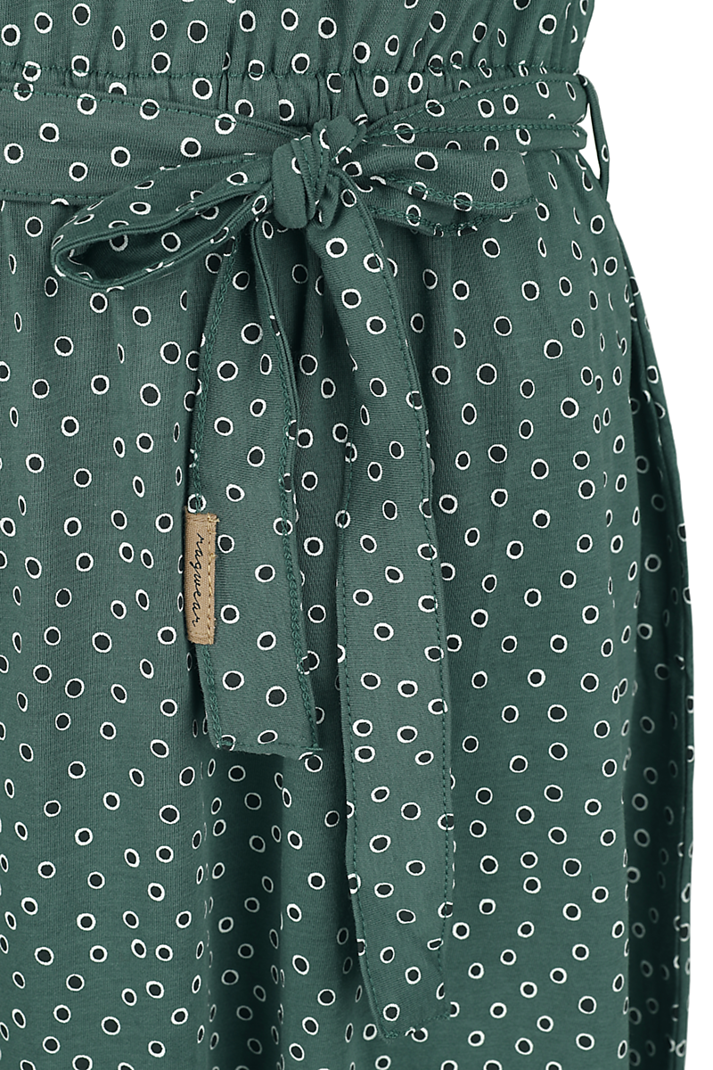 Ragwear OLINA DRESS ORGANIC Mittellanges Kleid dunkelgrün