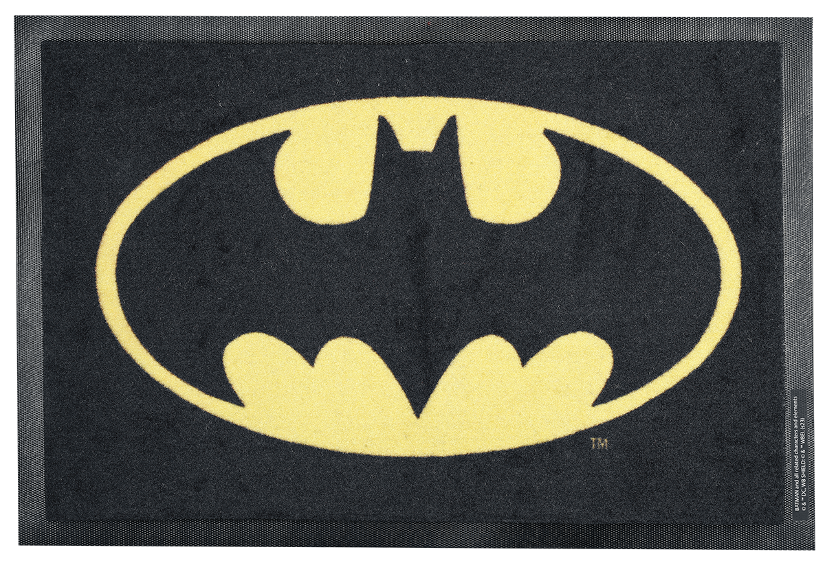 Batman - Batman Logo - Fußmatte - gelb| schwarz - EMP Exklusiv!