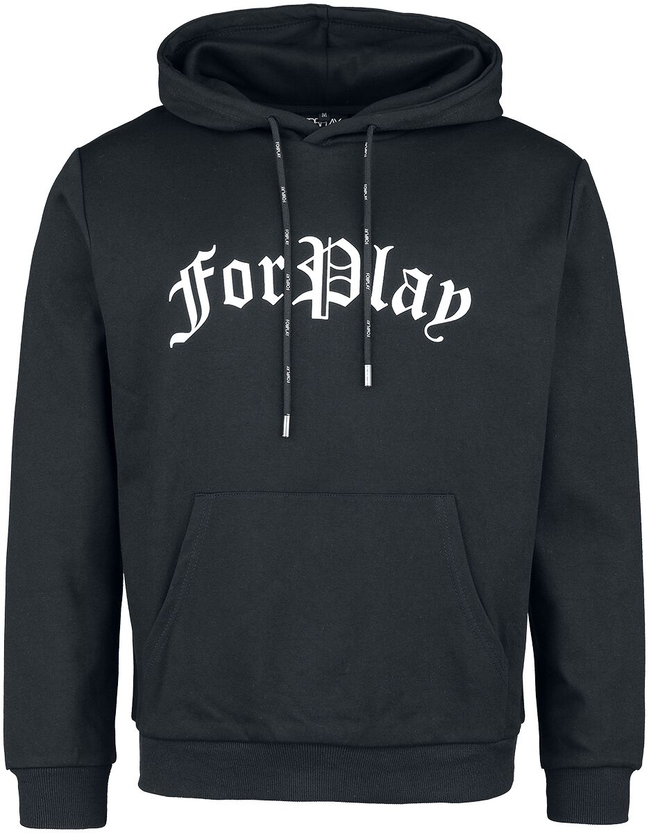 Forplay Kapuzenpullover - Paul - M bis 3XL - für Männer - Größe M - schwarz