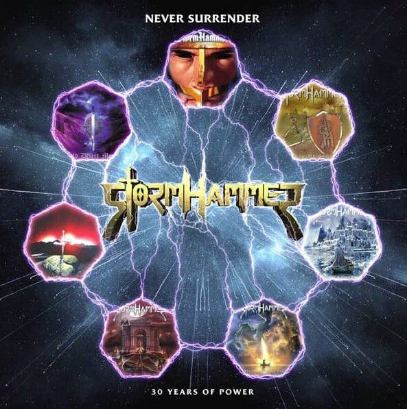 Stormhammer Never surrender - 30 years of power CD multicolor
