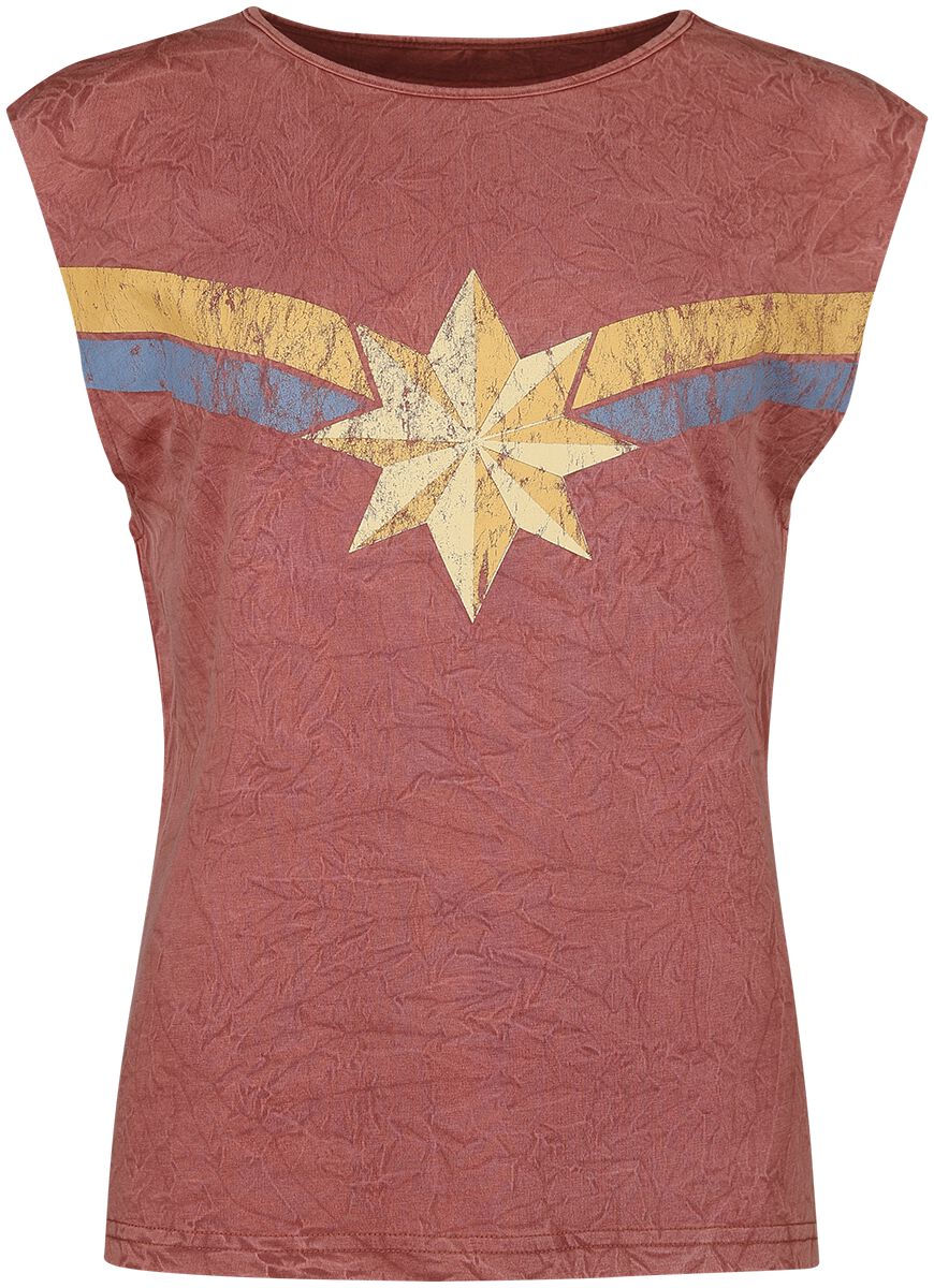 Image of Top di The Marvels - Stars - S a XXL - Donna - rosso