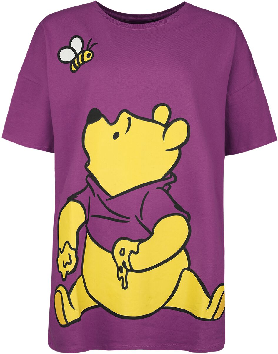 Winnie The Pooh - Disney T-Shirt - Winnie - S bis XXL - für Damen - Größe M - multicolor  - Lizenzierter Fanartikel