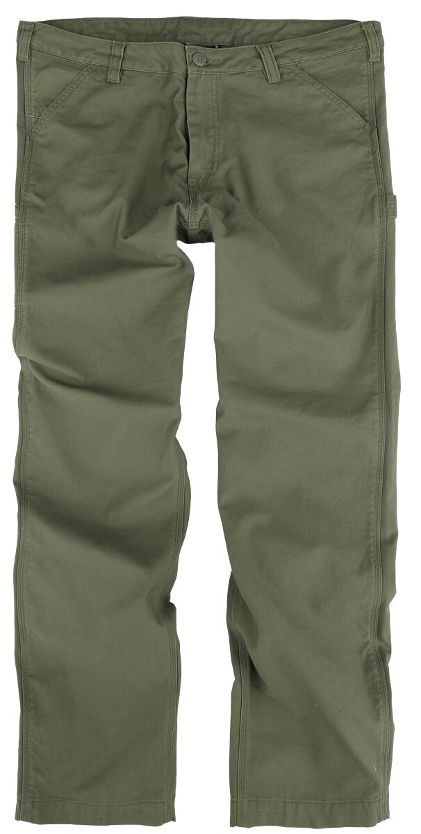 Image of Pantaloni modello cargo di Vintage Industries - Ackley trousers - XS a XL - Uomo - verde oliva