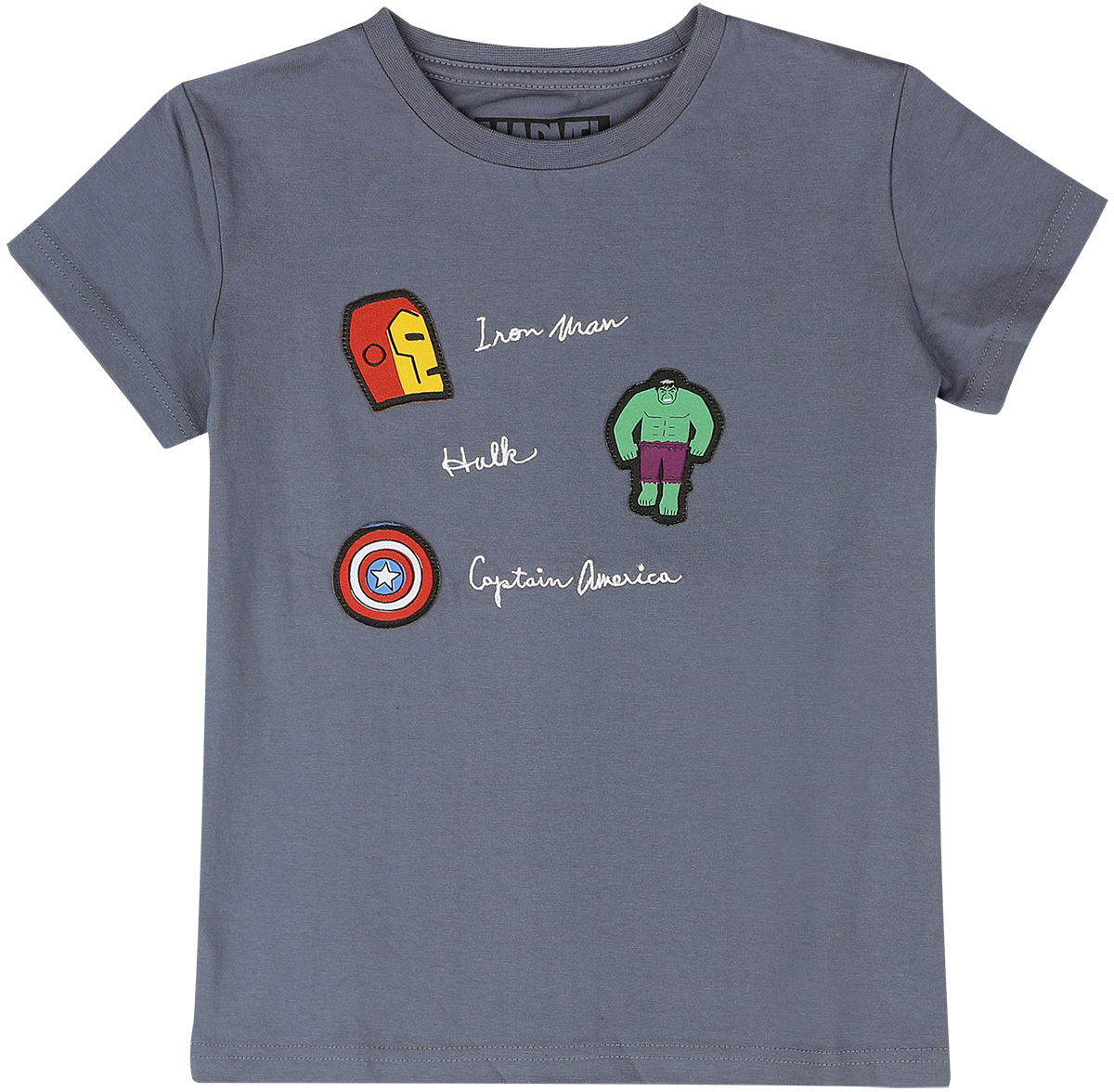 Marvel - Superheroes - T-Shirt - blaugrau - EMP Exklusiv!