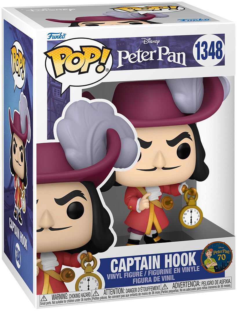 Peter Pan - Captain Hook Vinyl Figur 1348 - Funko Pop! Figur - Funko Shop Deutschland - Lizenzierter Fanartikel