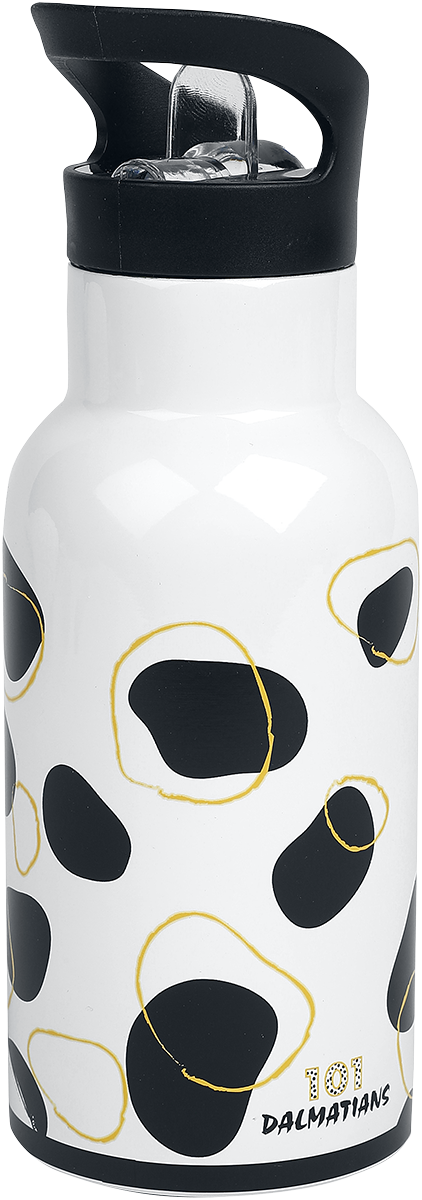 101 Dalmatiner Wasserflasche Trinkflasche weiß schwarz