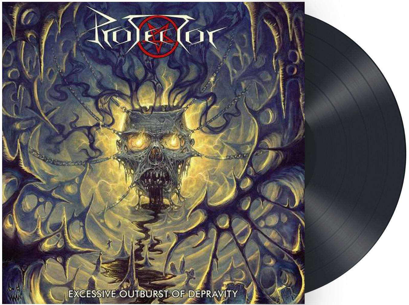 Protector Excessive outburst of depravity LP schwarz