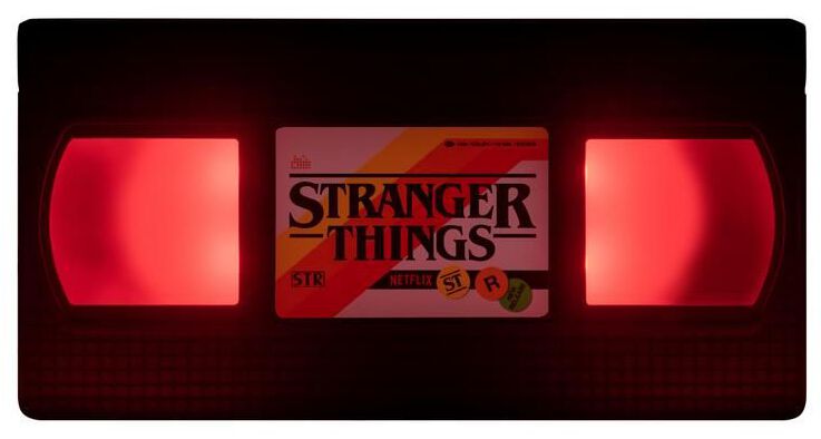 Stranger Things Lampe - VHS Logo Lampe   - Lizenzierter Fanartikel