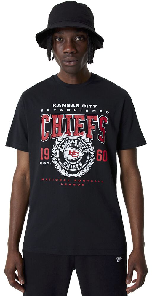 New Era – NFL T-Shirt – Kansas City Chiefs – Graphic Tee – S bis 4XL – für Männer – Größe XL – schwarz