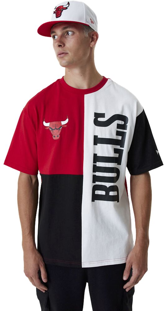 New Era - NBA T-Shirt - Chicago Bulls - Cut & Sew Tee - S - für Männer - Größe S - multicolor