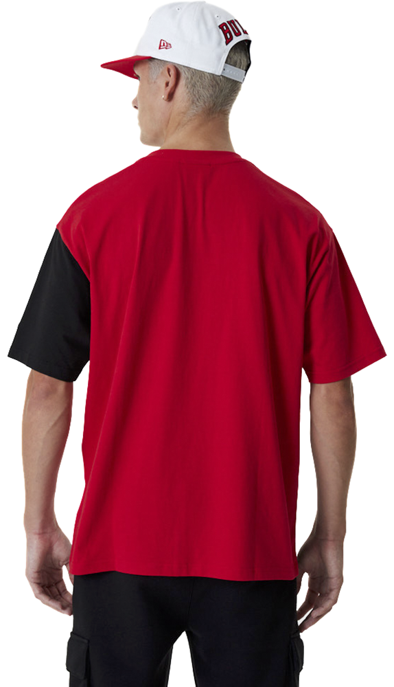 New Era - NBA T-Shirt - Chicago Bulls - Cut & Sew Tee - S bis L - für Männer - Größe S - multicolor