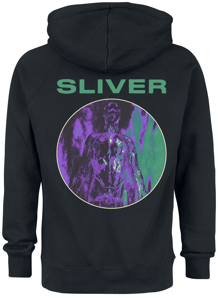 Nirvana Kapuzenpullover - Sliver - S bis 3XL - für Männer - Größe S - schwarz  - Lizenziertes Merchandise!