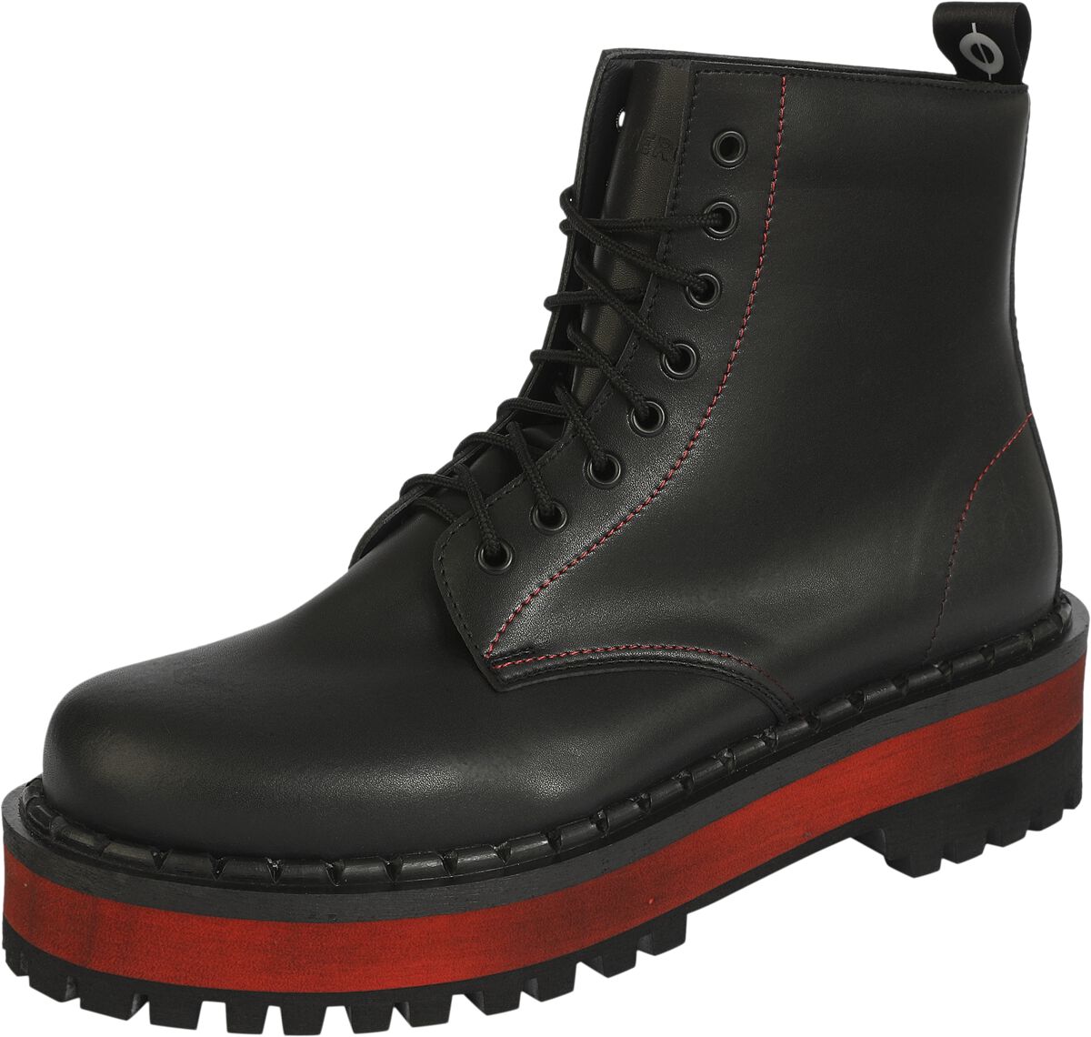 Altercore – Gothic Stiefel – 653 Vegan Black/Red – EU36 bis EU43 – Größe EU36 – schwarz/rot Altercore – Gothic Stiefel – 653 Vegan Black/Red – EU36 bis EU43 – Größe EU36 – schwarz/rot