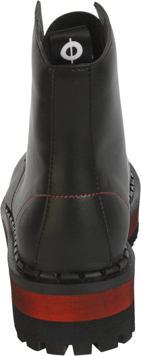 Altercore - Gothic Stiefel - 653 Vegan Black/Red - EU36 bis EU43 - Größe EU36 - schwarz/rot