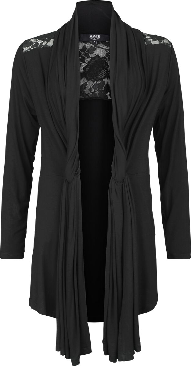 Black Premium by EMP Lace Cardigan Cardigan schwarz in XL
