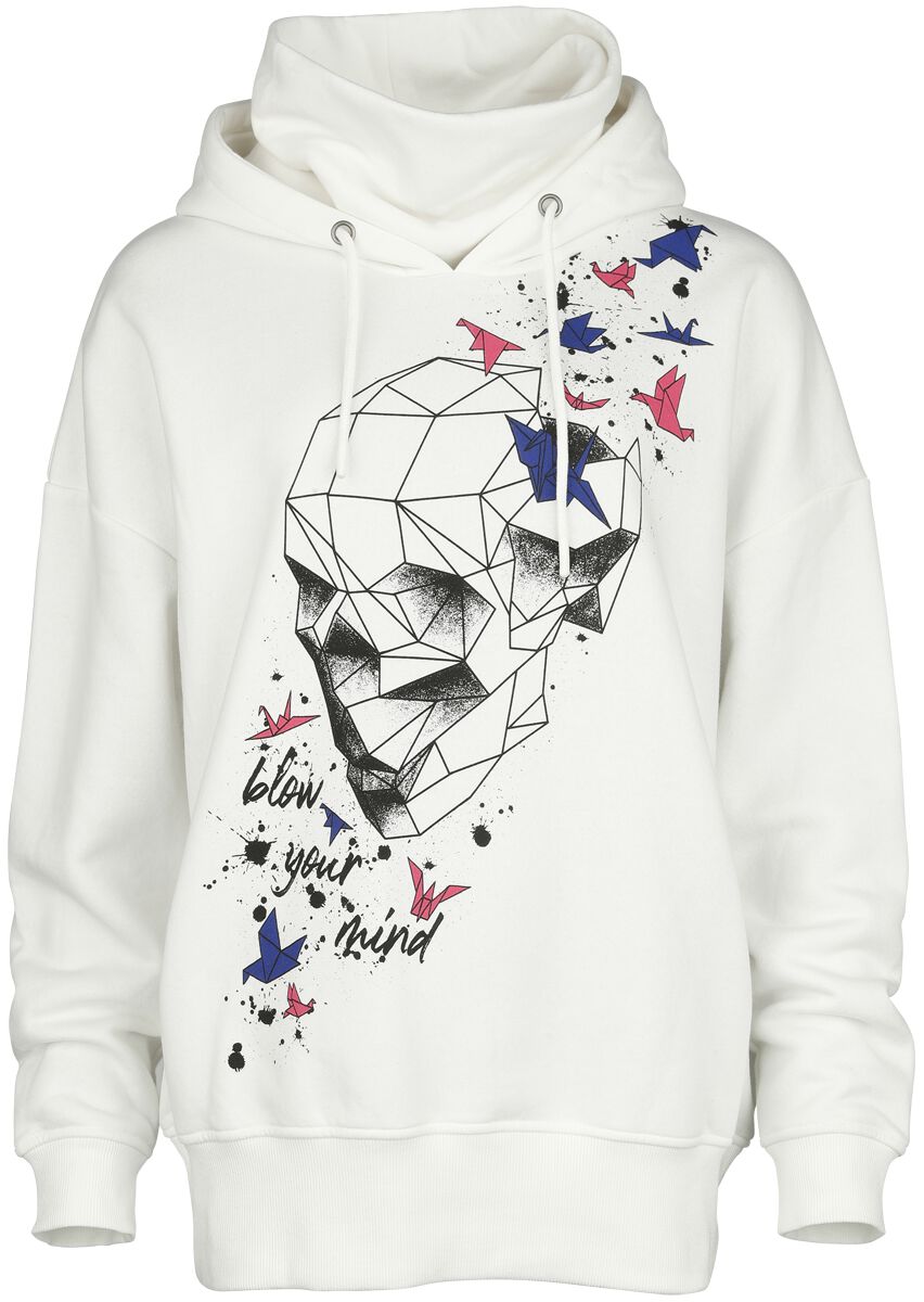 Full Volume by EMP Hoody with Graphic Print Kapuzenpullover altweiß in XL